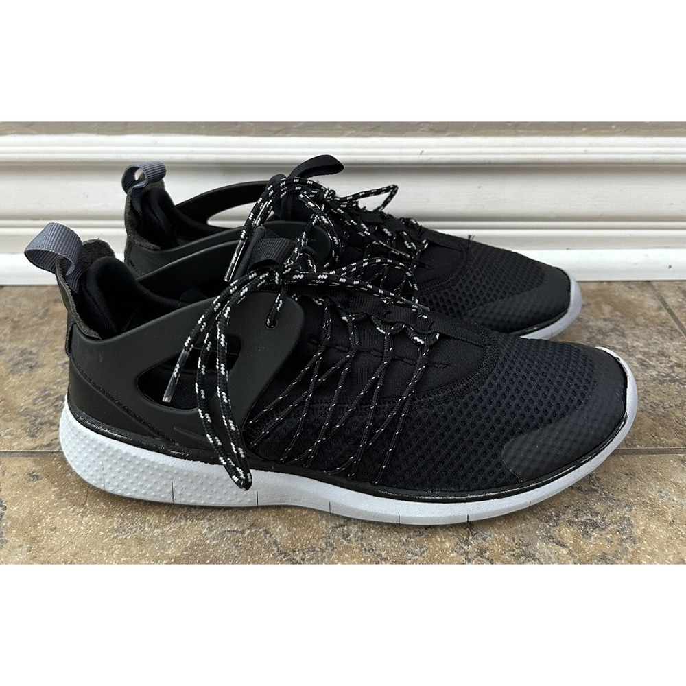 Nike Womens Free Viritous 725060-001 Black Lace Up Running Shoes Size 7.5